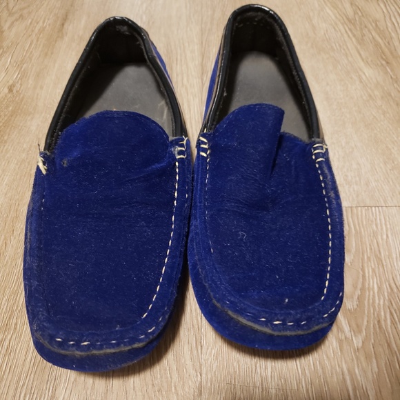 Refined Elegance: Effortless Slip-On Dark Blue Dress Shoes for Business casual - Picture 1 of 6